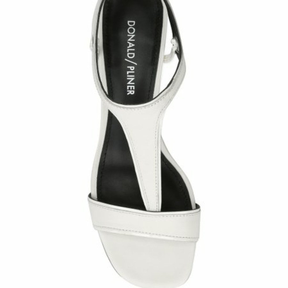 💘 Donald J Pliner White T Strap Kitten heels 9.5 - Picture 4 of 10